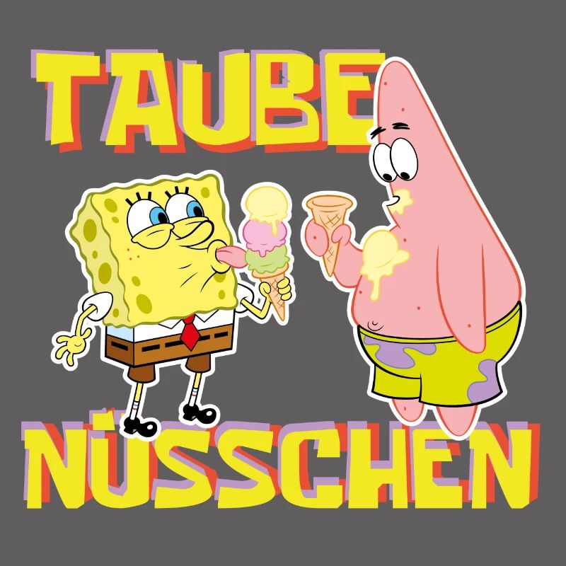 Bob l'Éponge Taube Nüsschen Patrick Eis