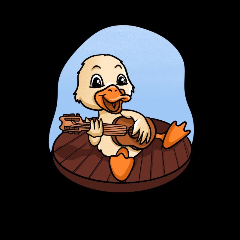 Duck Playing Guitar