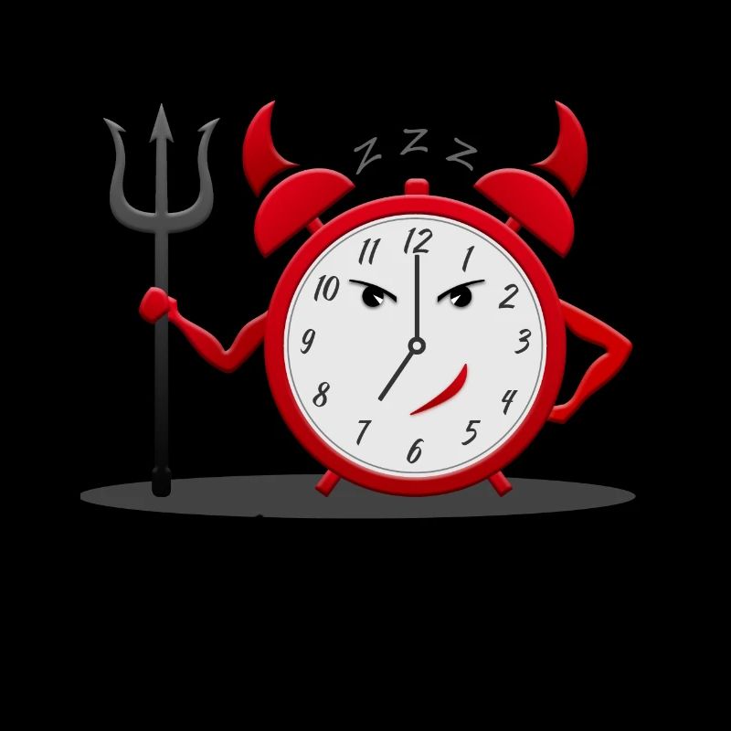 Devil alarm clock