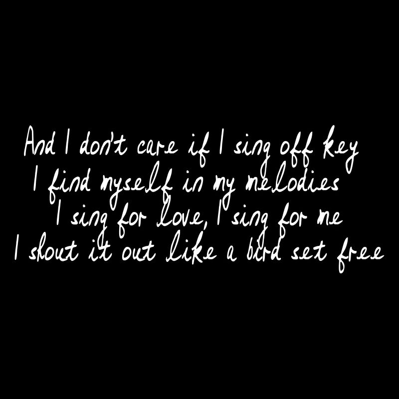 Paroles de SIA: Bird Set Free
