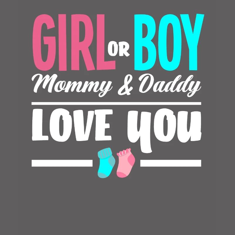 Mädchen Oder Junge Mama Und Papa Lieben Dich