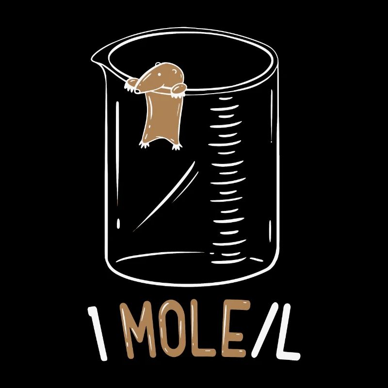 Une mole par litre Drôle Chimie Geek Physics Nerd
