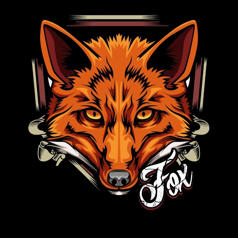 Renard roux Moderne et branché