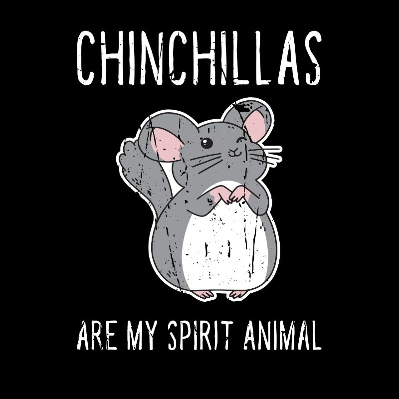 Chinchillas sind mein Geisttier - Grey