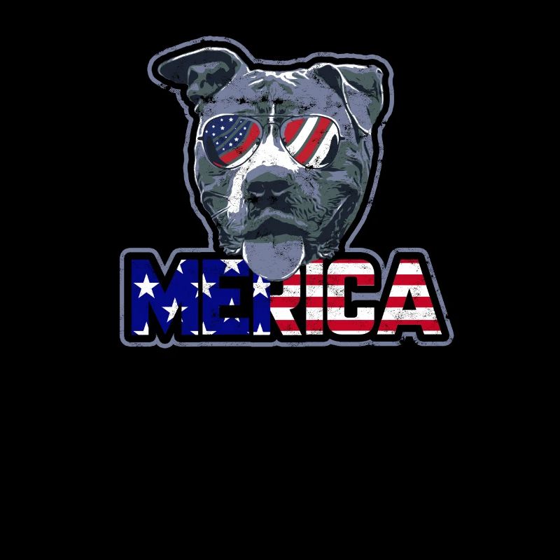 Merica - pitbull américain