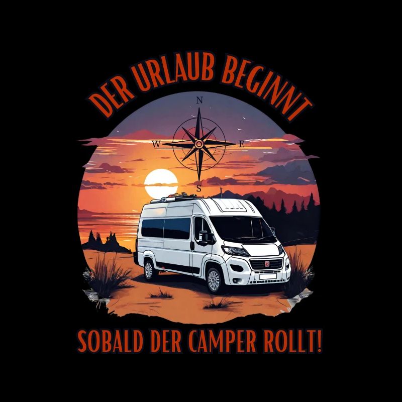 Camper -Der Urlaub beginnt sobald der Camper rollt