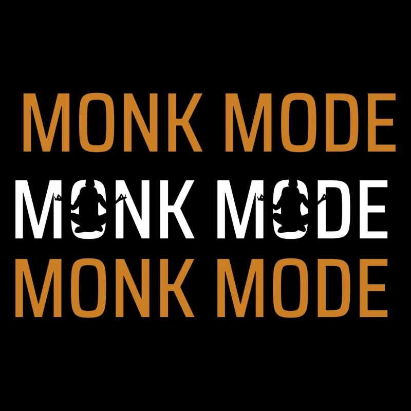 Mönch Meditationsmodus