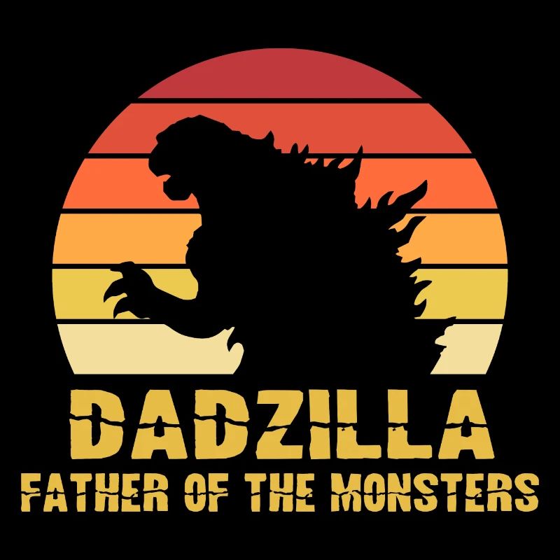 Dadzilla Bester Papa cooler Vater Monster lustig