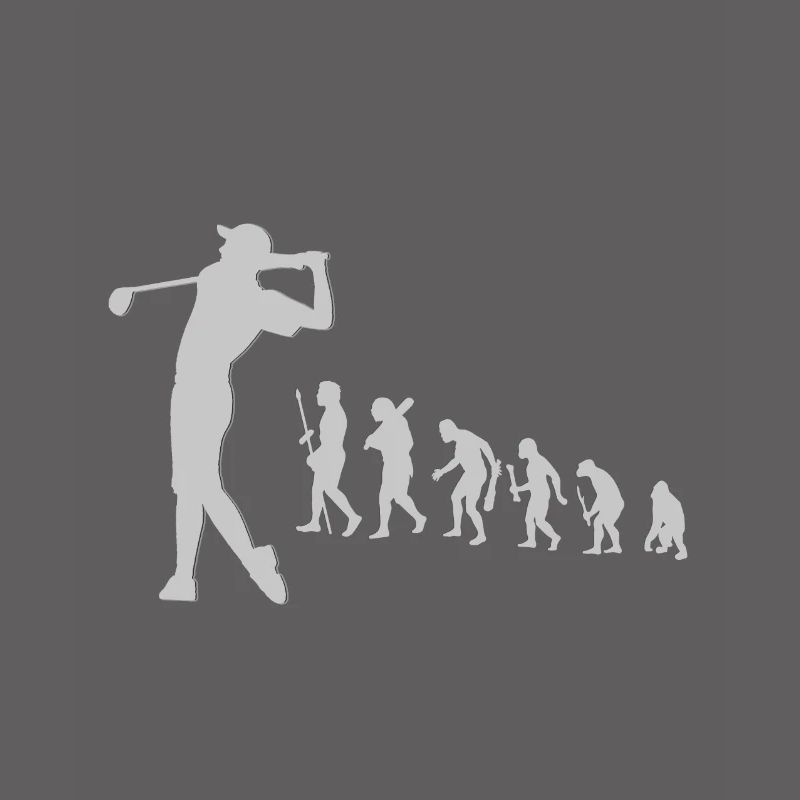Evolution Golfeur Evolution Evolution Age de Pierre