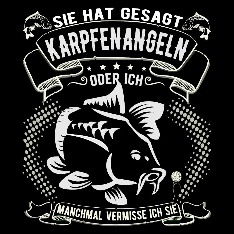 Karpfen angeln oder ich