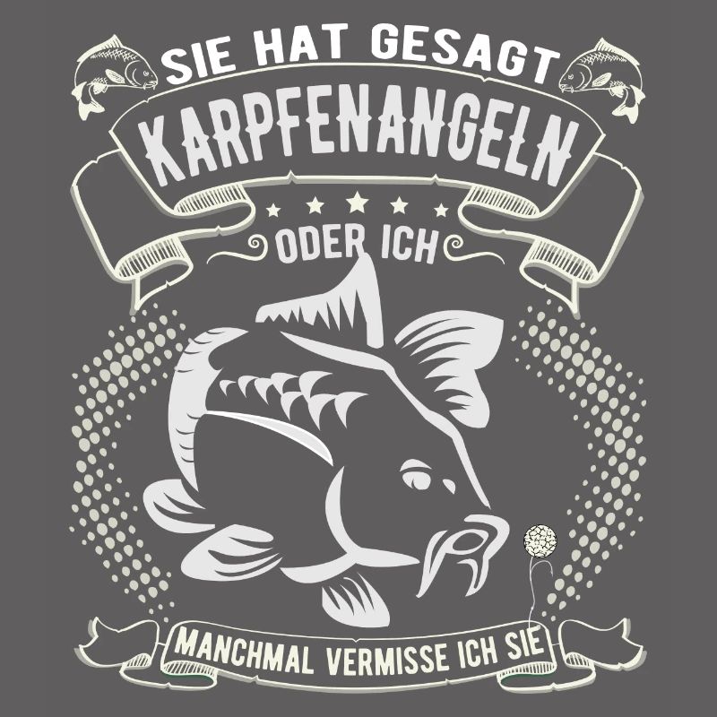 Karpfen angeln oder ich