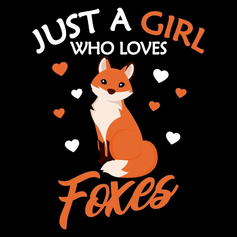 Fuchs Mädchen lustiger Spruch Geschenk