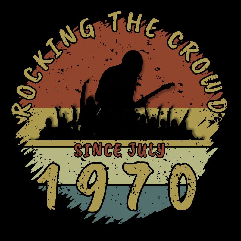 55th Birthday Rocking the crowd GIT 07/1970