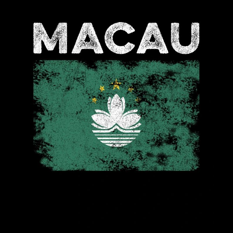Drapeau de Macao en détresse - Drapeau macanais