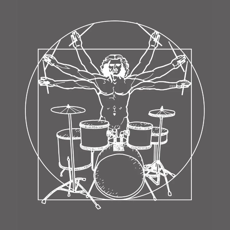 Drummer drums Da Vinci drummer