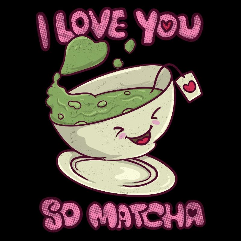 Ich liebe dich so Matcha Kawaii Schatz Valentinstag