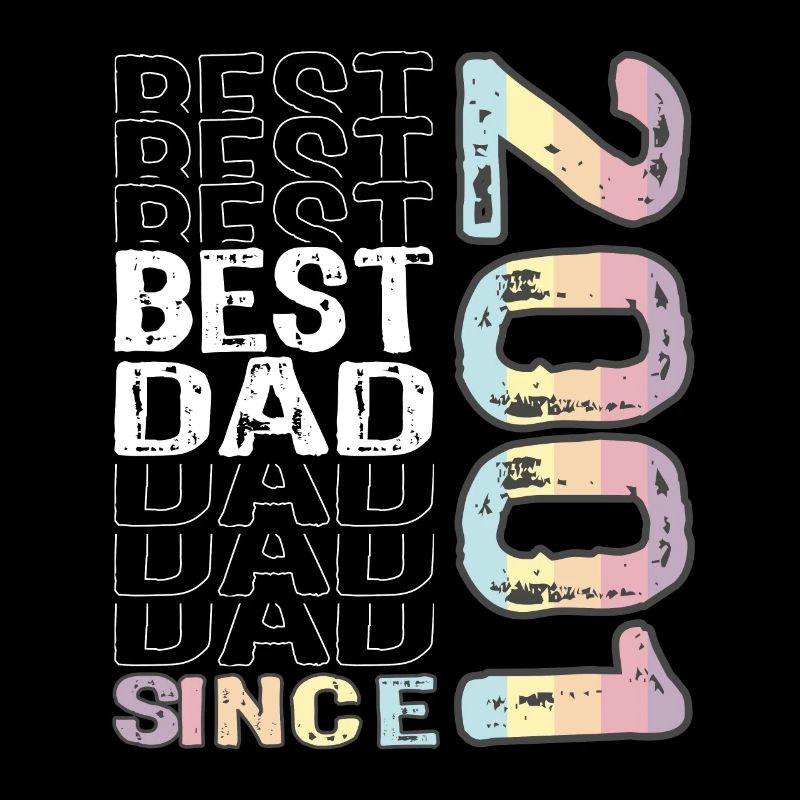 Bester Papa der Welt seit 2001 Vatertag