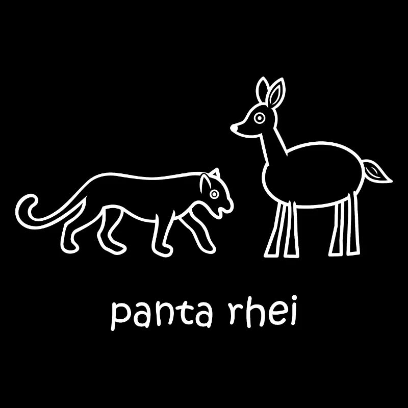 panta rhei, panther deer, everything flows, funny joke