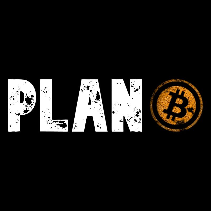 vintage bitcoin plan B BITCOIN LOGO DESIGN
