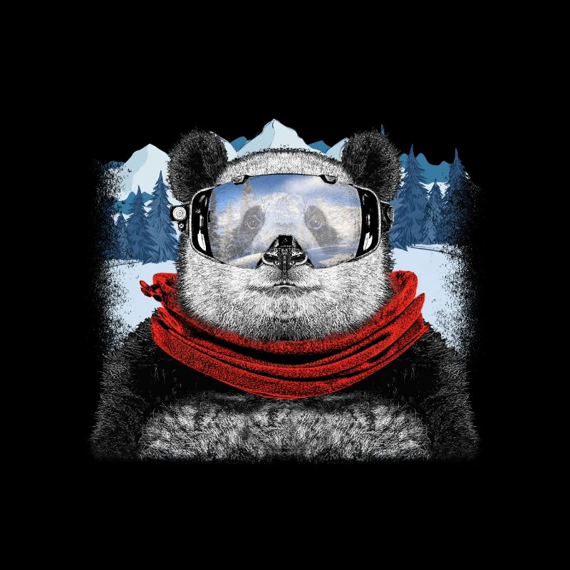 panda de ski