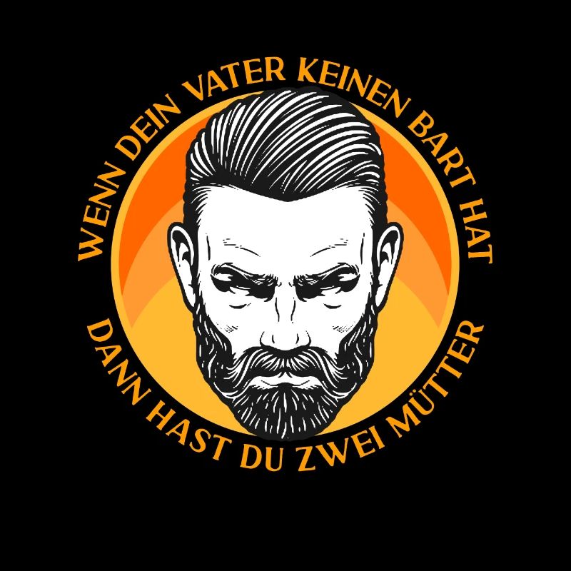 Bart Bartträger Vollbart Schnauzer Männer Geschenk