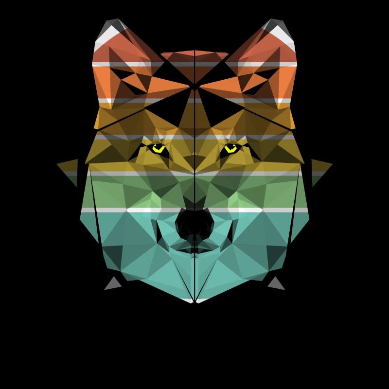 Wolf Gesicht Wölfe Geschenk