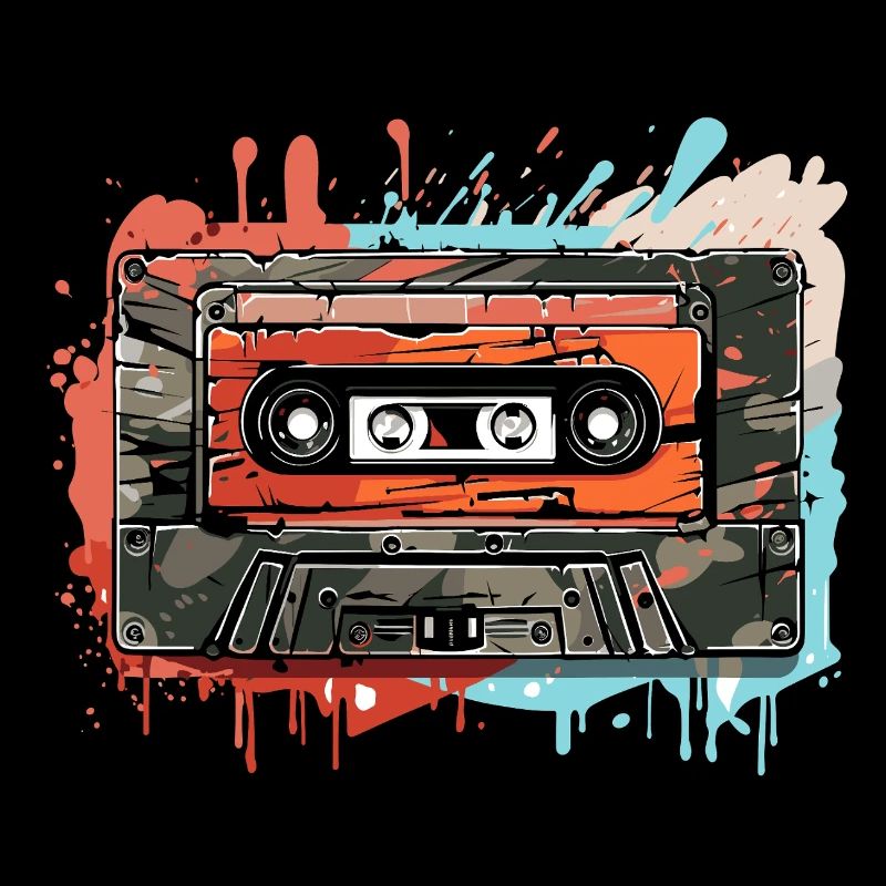 Cassette cassette rétro classique cassette