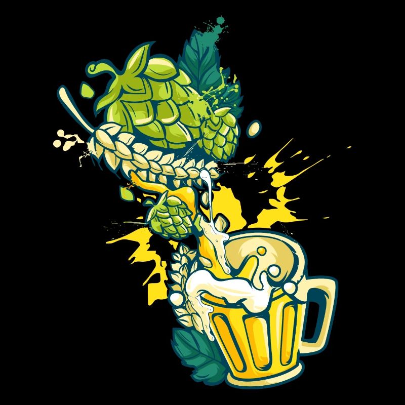 Hops Malt Craft Beer Mug Alcohol Hobby brewer