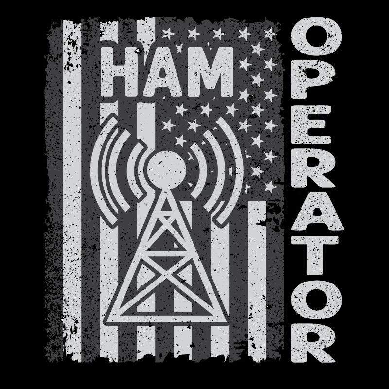 Ham Operator US Flag