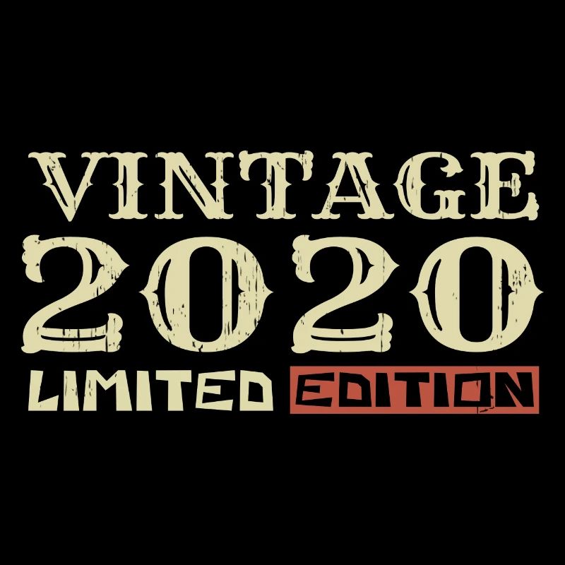 2020 Vintage :4e Anniversaire Cadeau Rétro Unique