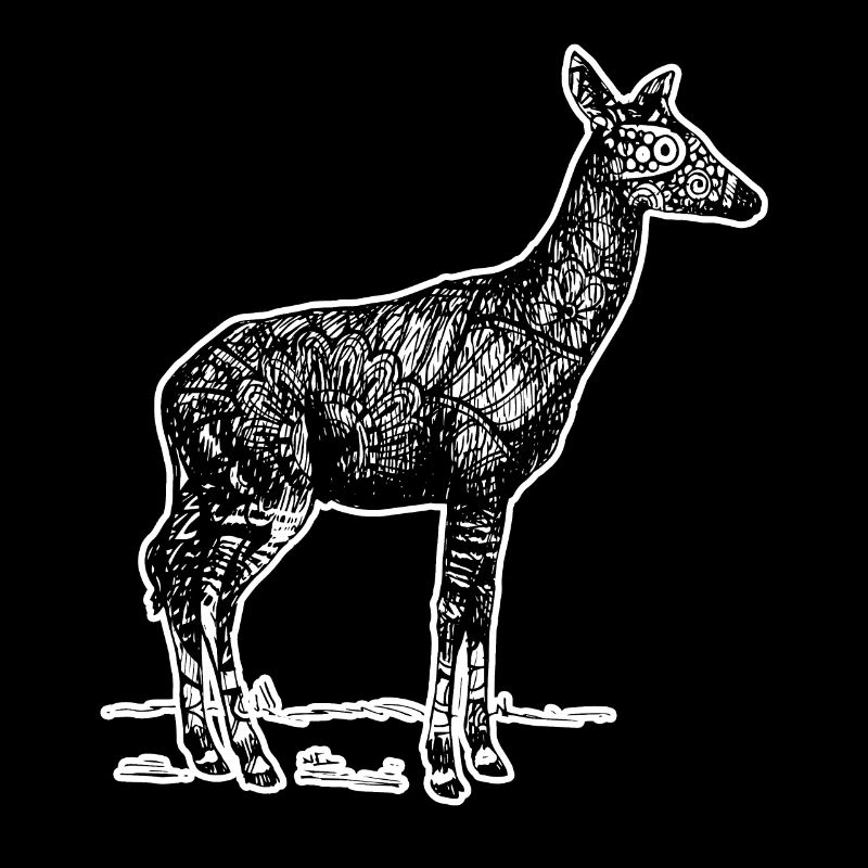 Motif floral Okapi Okapi