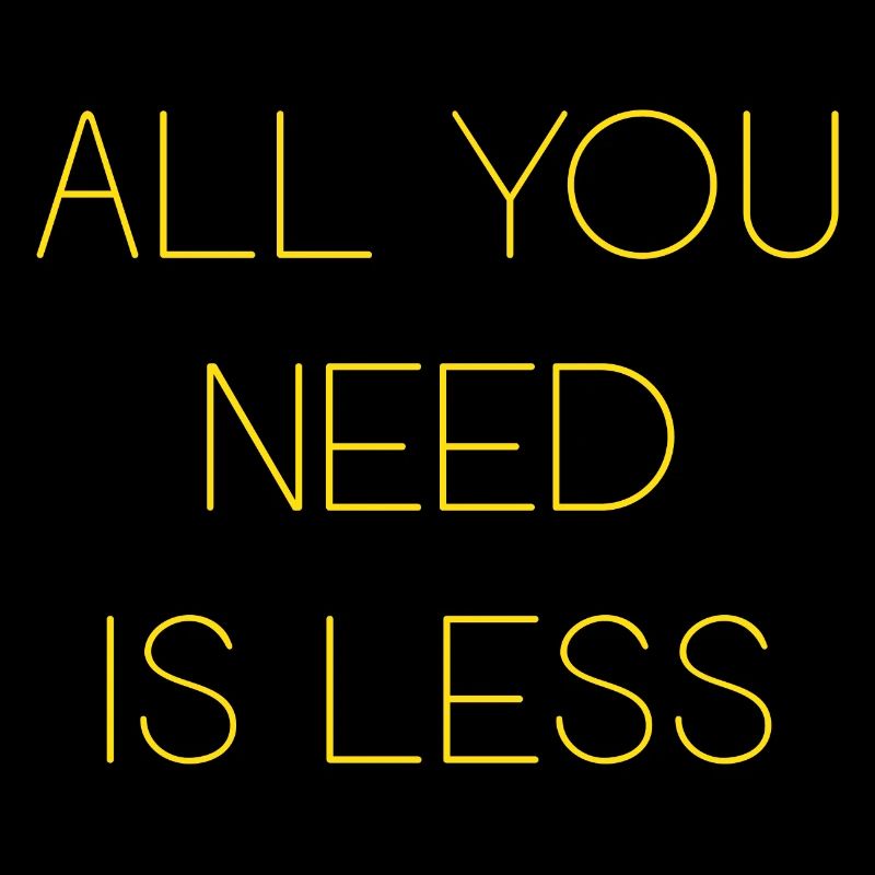 Minimalisme - Tout ce dont vous avez besoin, c’est moins