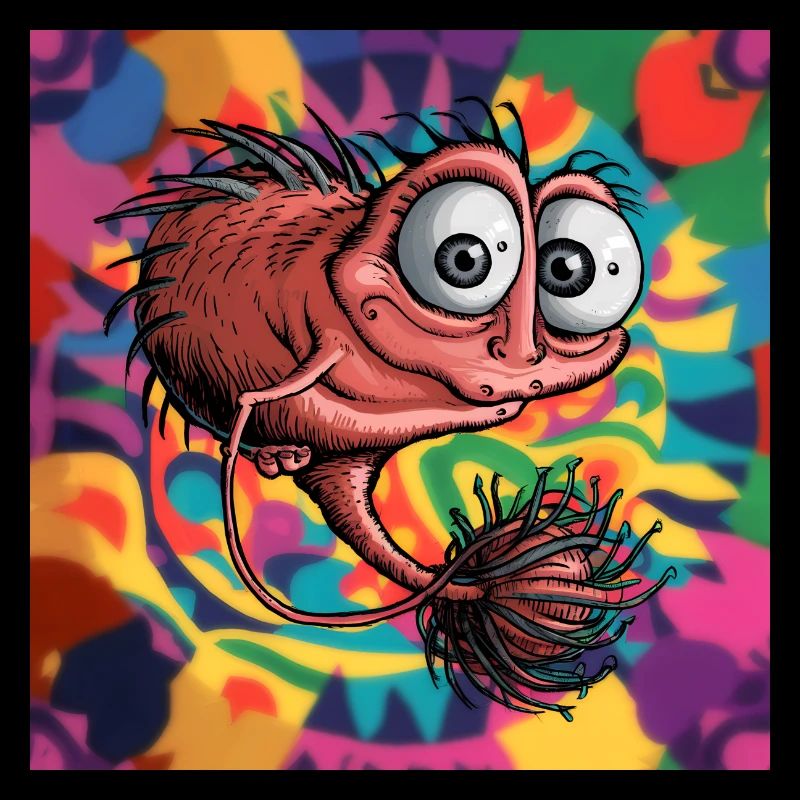 Little mystical funny creature