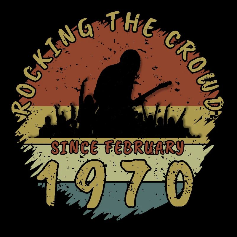 55th Birthday Rocking the crowd GIT 02/1970