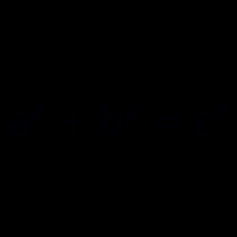Théorème mathématique de Pythagore Formule d’idée cadeau