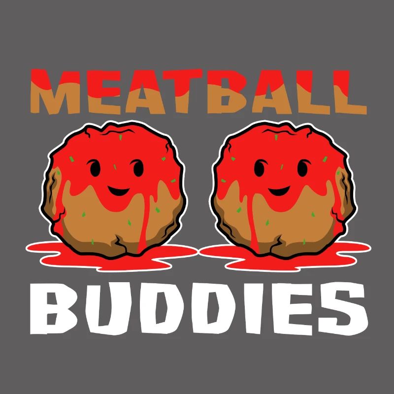 Beste Hackbällchen Freunde - Meatball