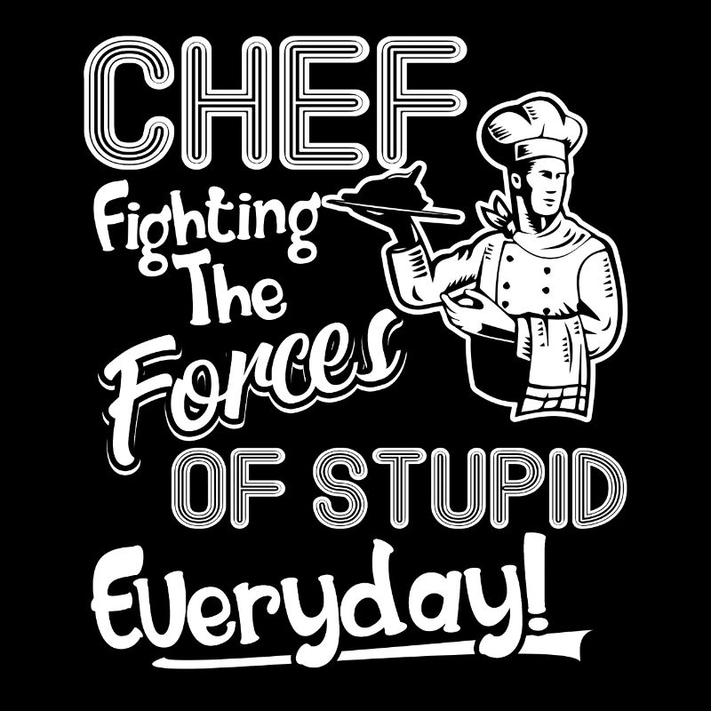 Chef Fighting The Forces