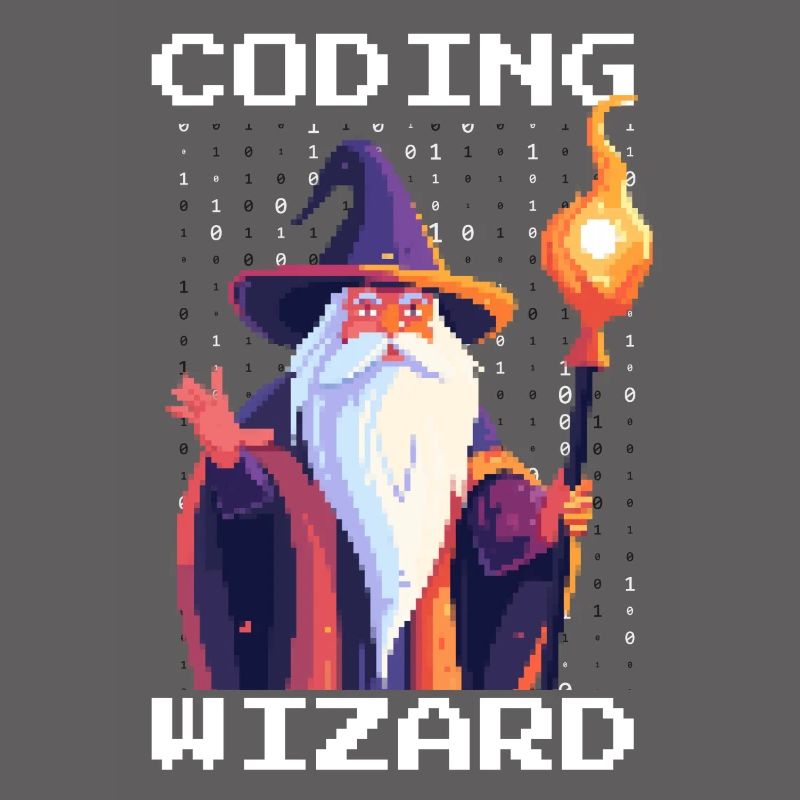 CODING WIZARD Coder Programmer Developer Humor