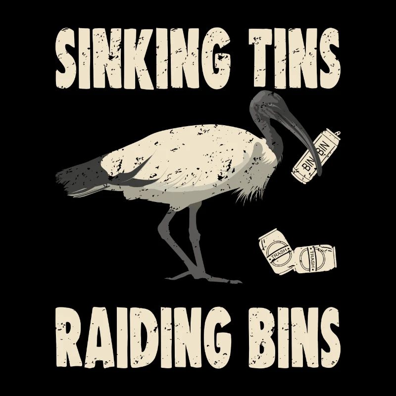 SINKING TINS RAIDING BINS