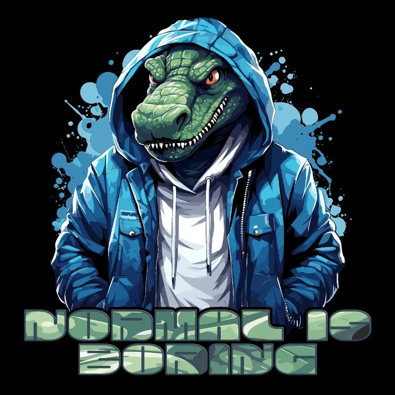 Crocodile Aligator - normal c’est ennuyeux