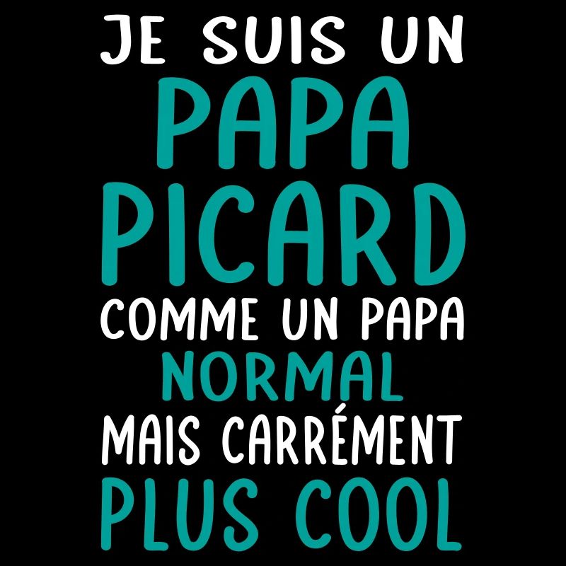 Papa Picard comme un papa normal plus cool