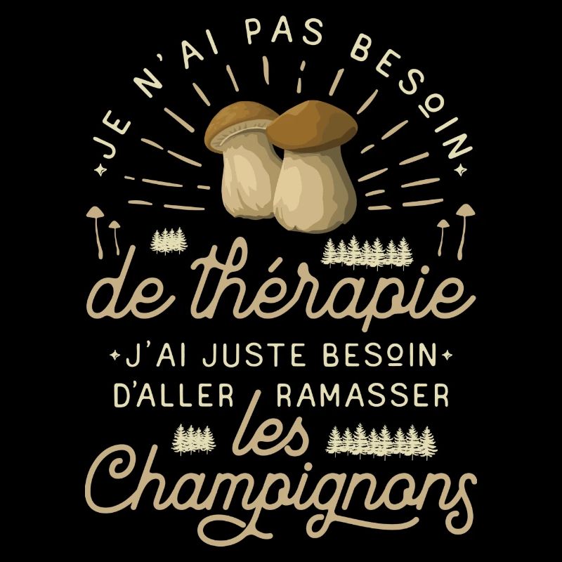 Champignon Cueillette Ramasseur De Champignons