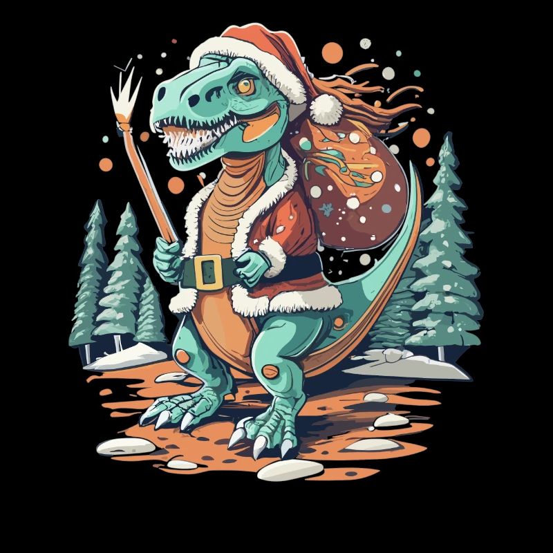Dinosaure Trex Noël