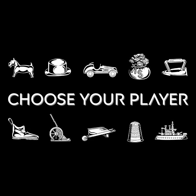 Monopoly Choose Your Player Figurines De Jeu