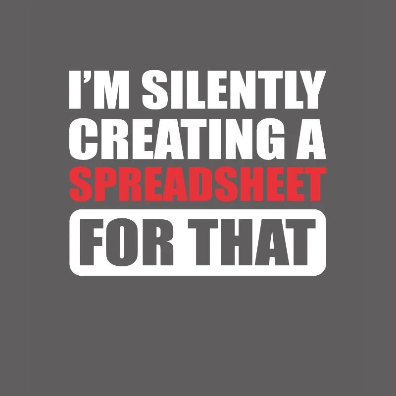 Silently Creating A Spreadsheet For That. Aktuar