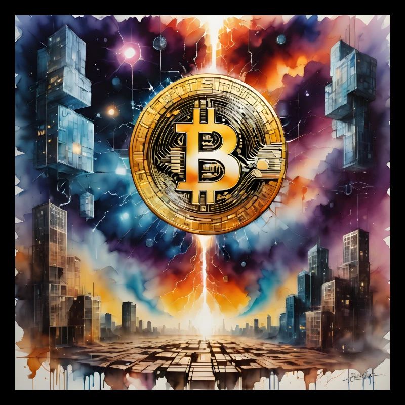 Bitcoin Blocks Art