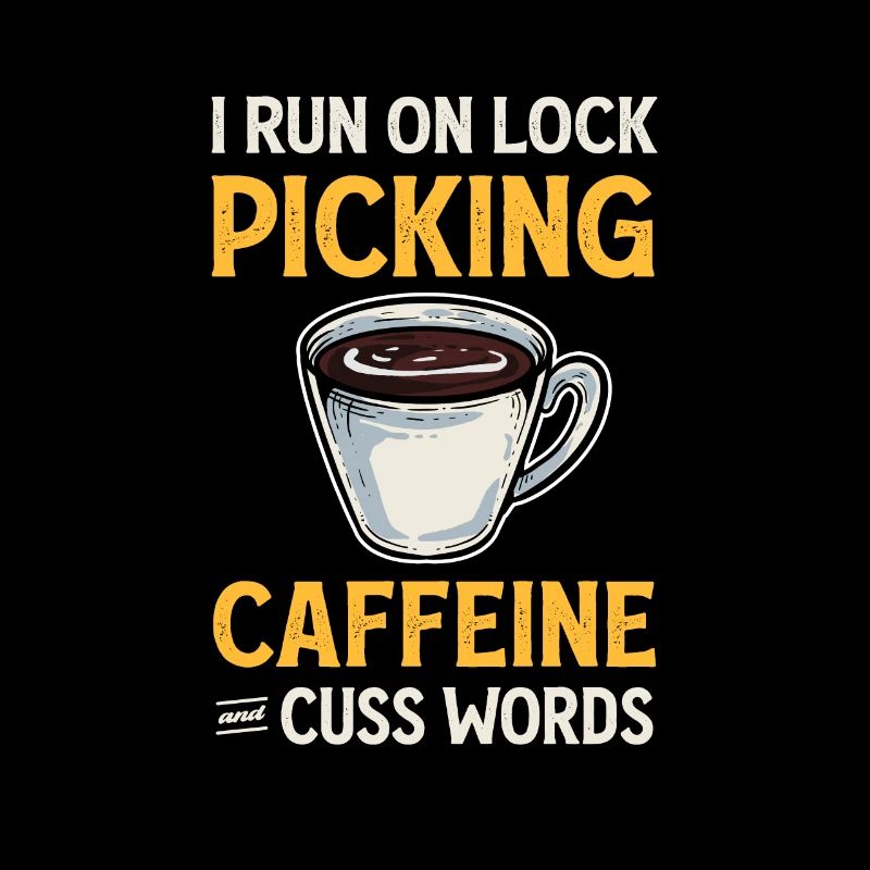 Lock Picking Koffein Schimpfwörter. Schlösser