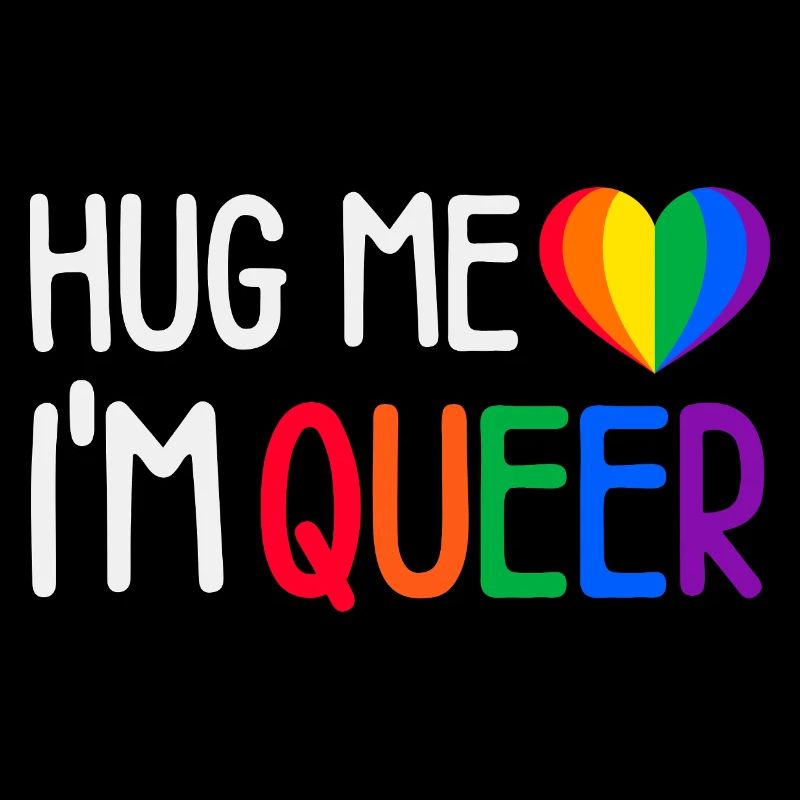 Gib mir eine Umarmung, ich bin queer