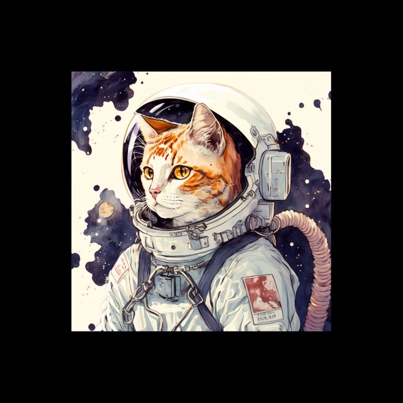 Cat Space Cat Astronaute Astrocat