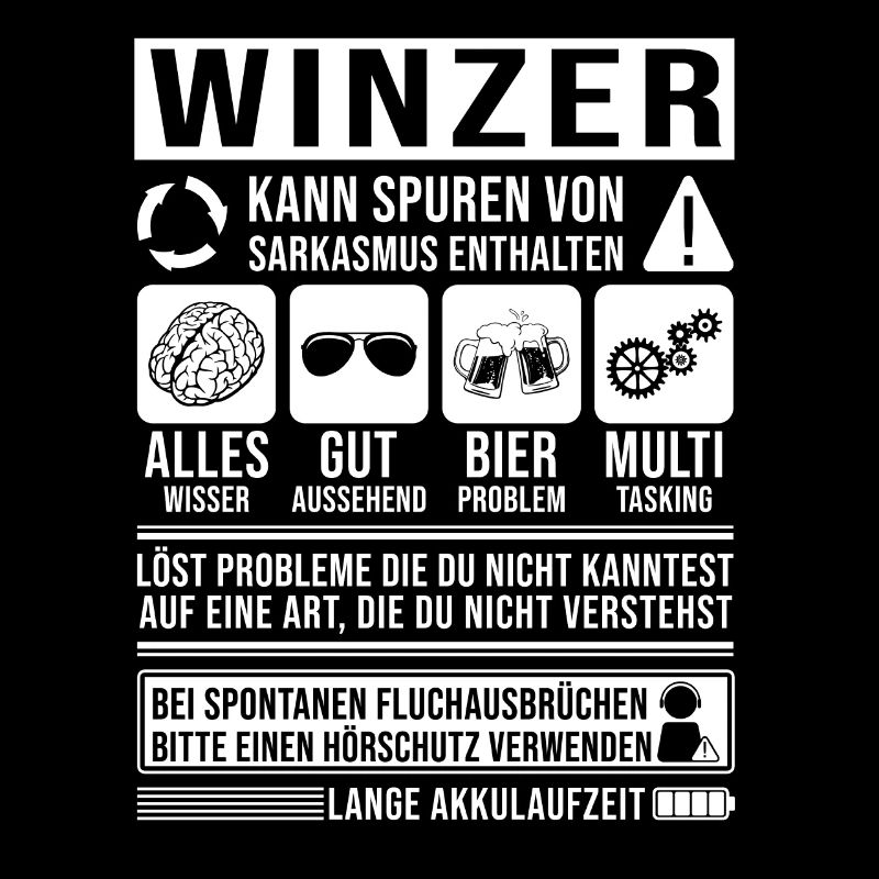 Winzer Spruch lustig